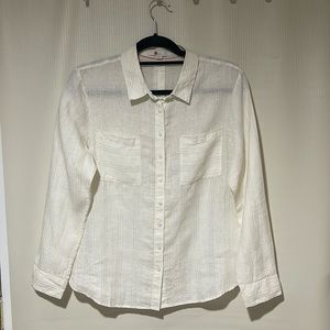 Boden 97% Linen Women’s Button Up Blouse SZ 8P